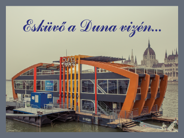 Esküvő a Dunán, esküvőhelyszín a Duna partján, esküvő a Parlamenttel szemben.